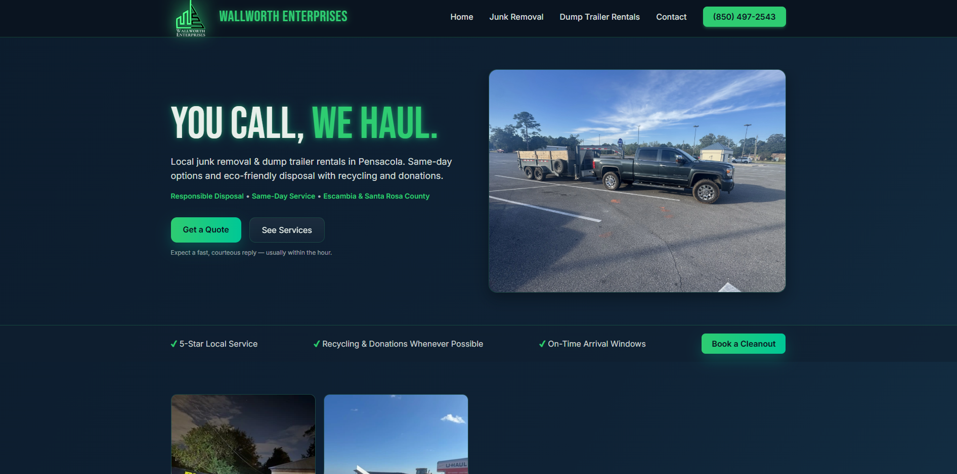 Wallworth Enterprises LLC website preview