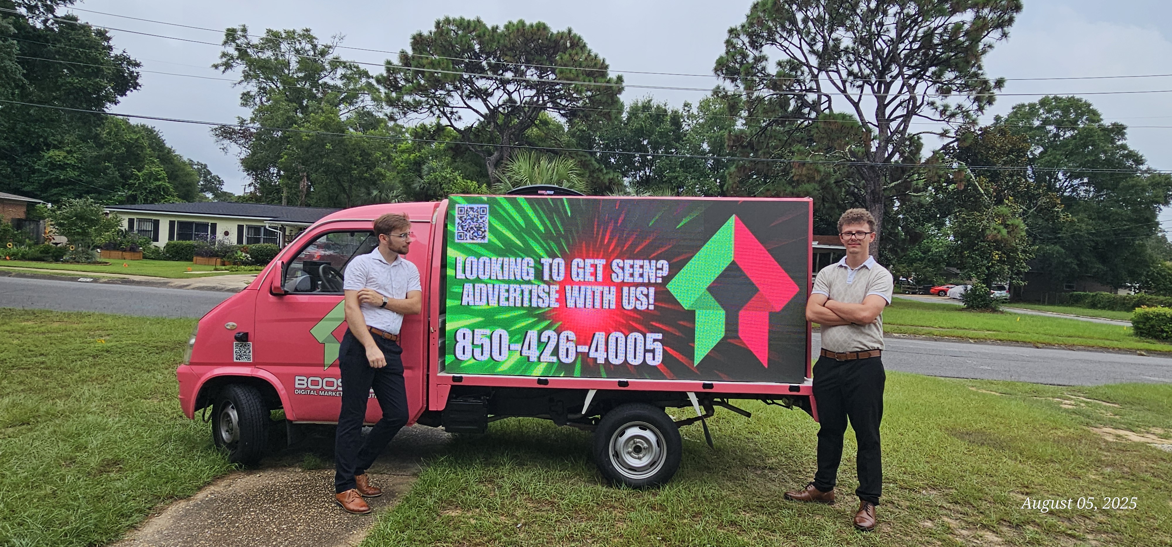 Boosted team and LED truck